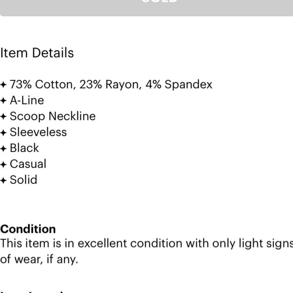 The children’s place sleeveless black A-line dress large girls - Picture 3 of 3